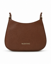 Valentino Brown Crescent Shoulder Bag
