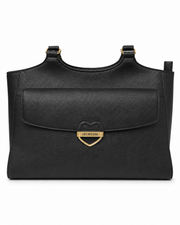 Love Moschino Black Heart Tote Bag
