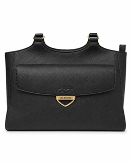 Love Moschino Black Heart Tote Bag