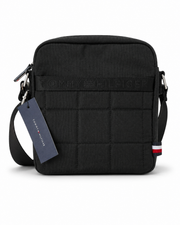 Tommy Hilfiger Black Quilted Crossbody Bag