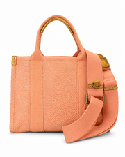 Kurt Geiger Peach Patterned Tote Bag