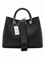 ALDO Black Structured Tote Bag