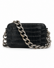 Marc Jacobs Croc-Effect Chain Crossbody Bag