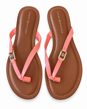 Tommy Hilfiger Coral Pink Flip-Flop Sandals