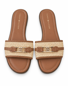 Tommy Hilfiger Raffia Slide Sandals