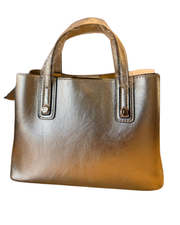 Dune London Metallic Woven Tote Bag